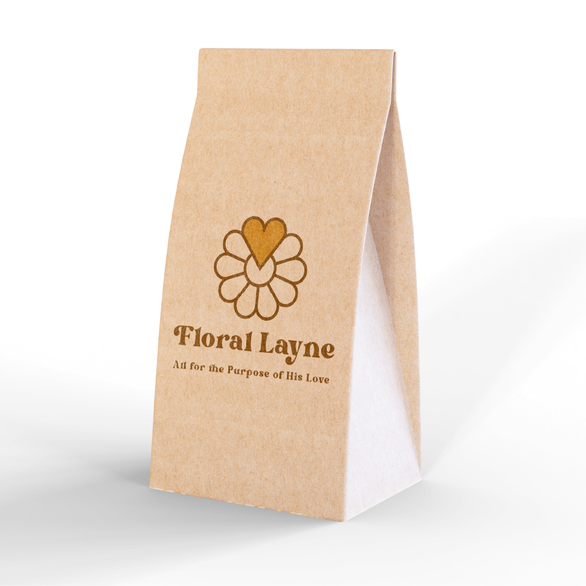 coffee packaging mockup with logo on it