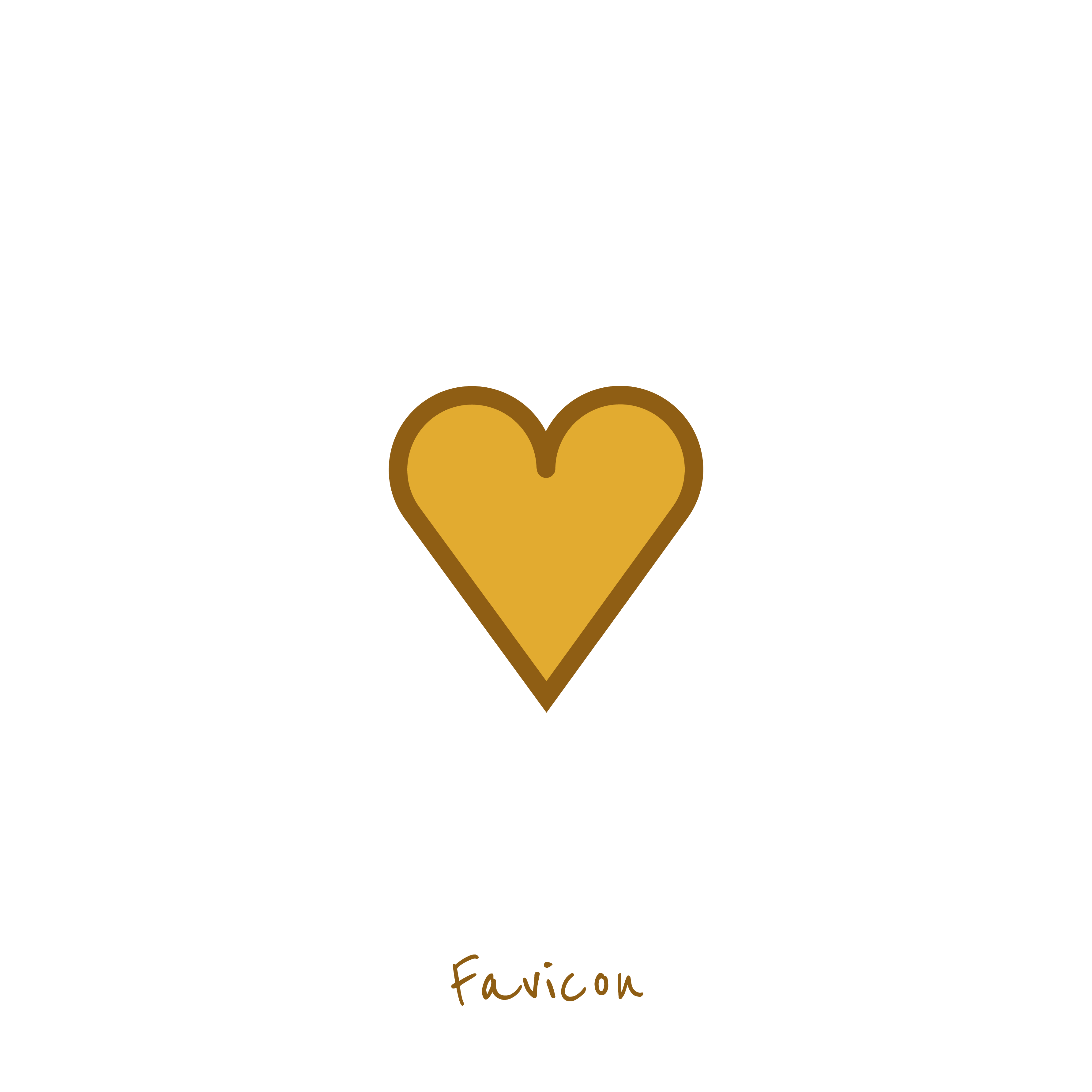 favicon consisting of a heart